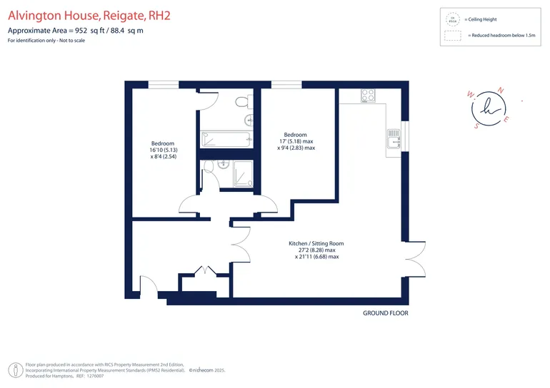 Floorplan 1 for Wray Park Road Reigate RH2