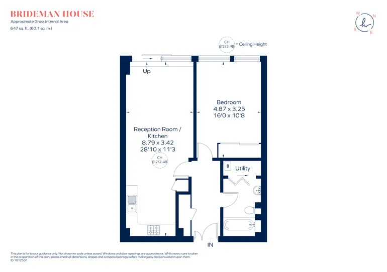 Floorplan 1 for Radnor Terrace London W14