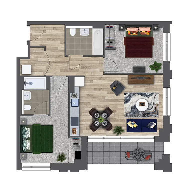 Floorplan 1 for 1 Marketfield Way Redhill RH1
