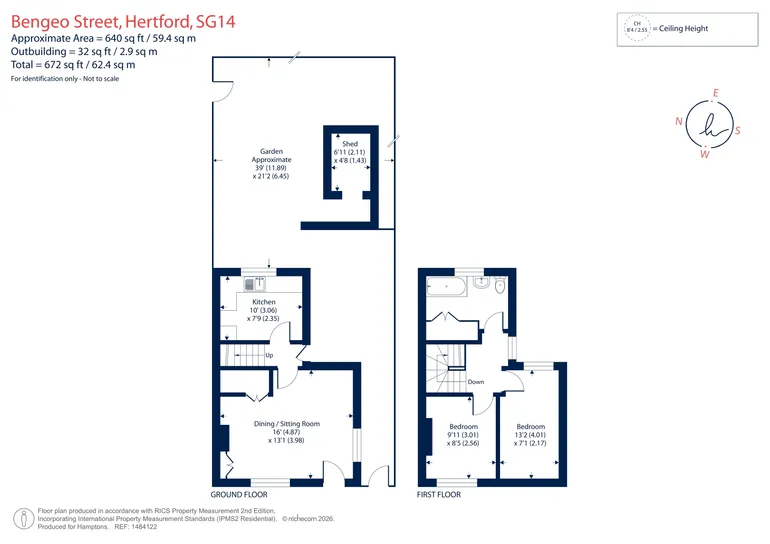 Floorplan 1 for Bengeo Street, Hertford, SG14