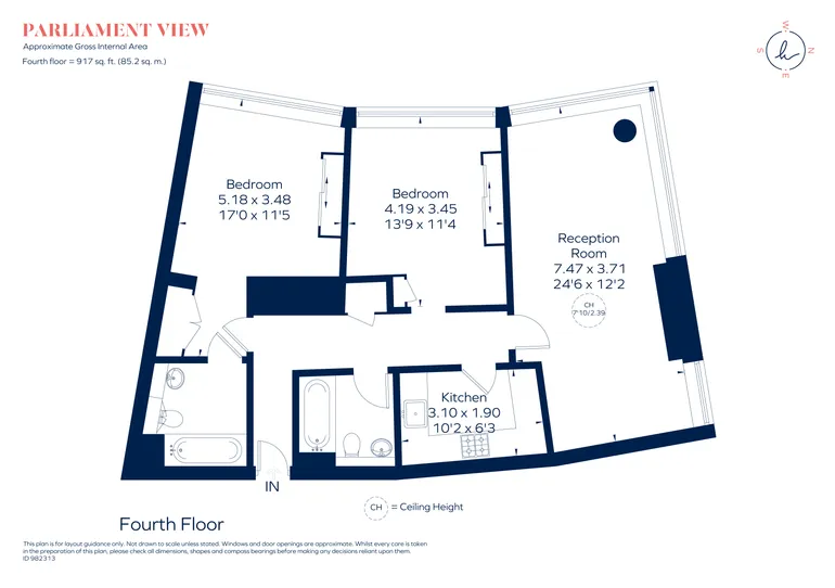 Floorplan 1 for Albert Embankment Lambeth SE1