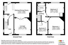 West Vale Grove, Thrybergh, Rotherham floorplan 1 out of 1