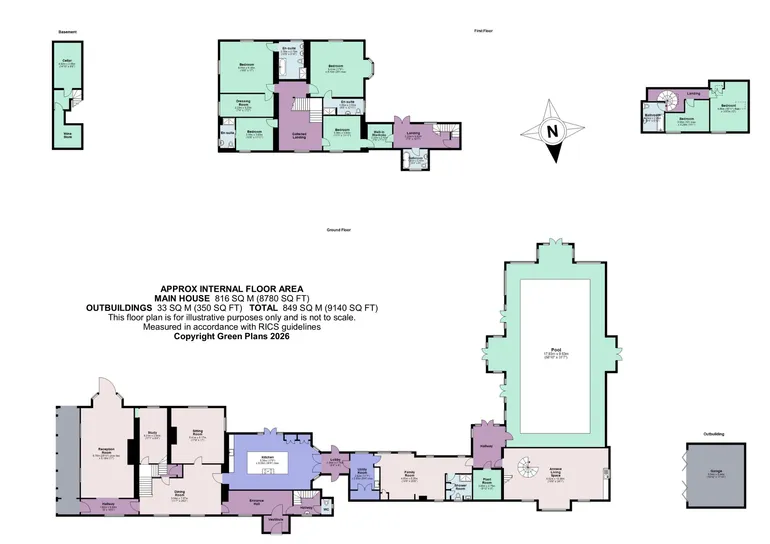 Floorplan 1 for Hunsdonbury, Ware, SG12