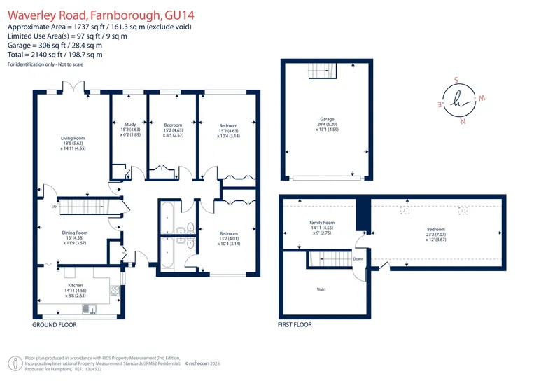 Floorplan 1 for Waverley Road, Farnborough, GU14