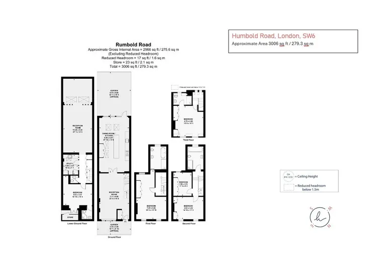 Floorplan 1 for Rumbold Road London SW6