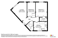 Egerton Gardens, Bournemouth floorplan 1 out of 1