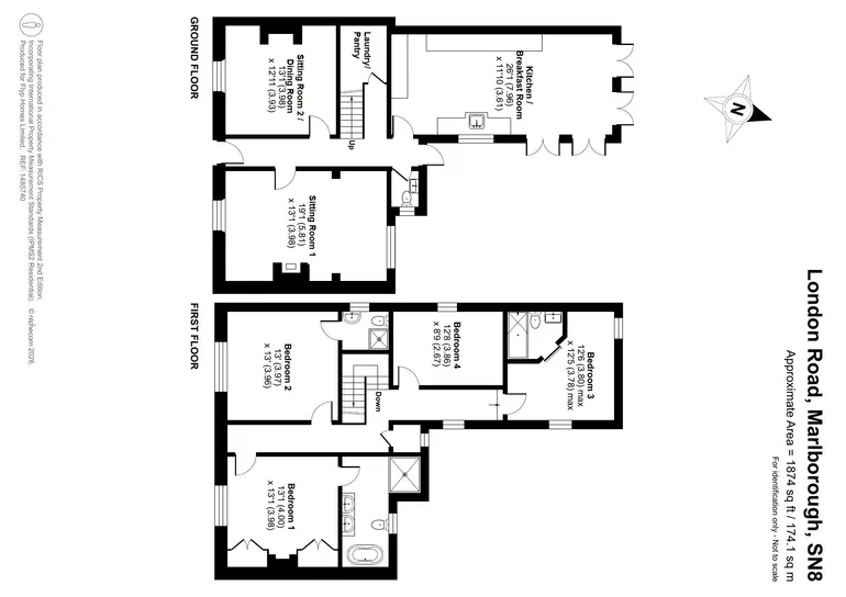Floorplan 1 for London Road, Marlborough, SN8