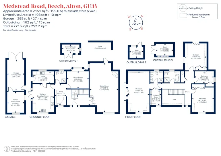 Floorplan 1 for Medstead Road, Beech, GU34