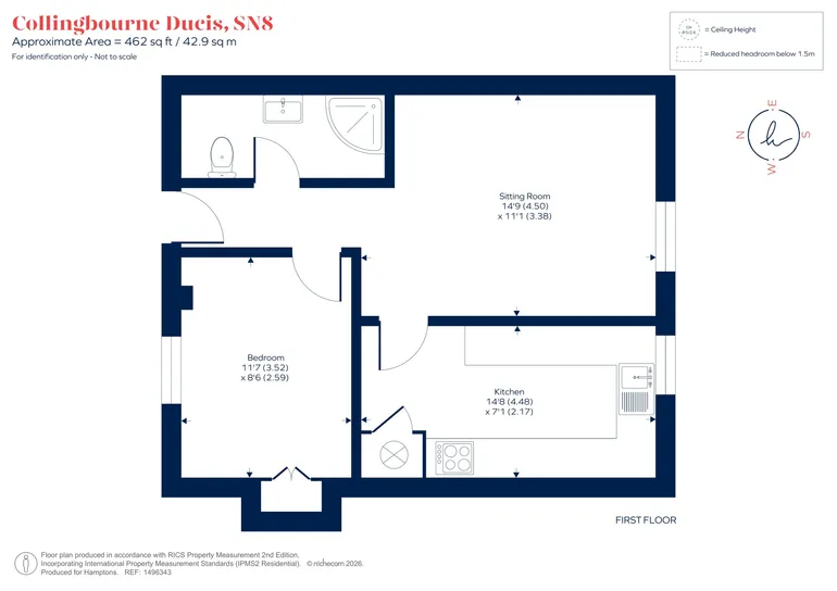 Floorplan 1 for High Street Collingbourne Ducis SN8