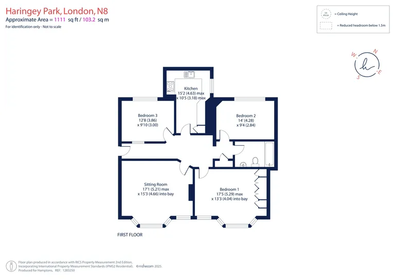Floorplan 1 for Haringey Park London N8