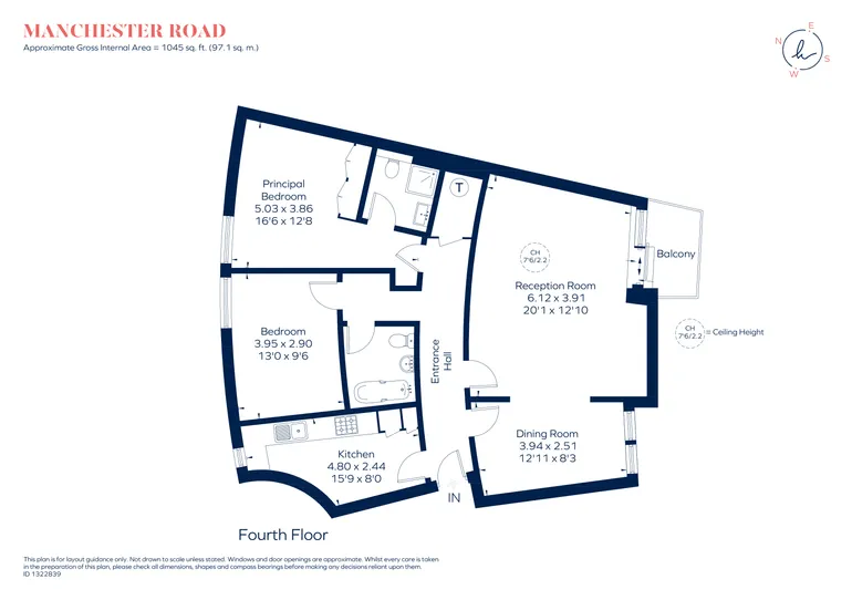 Floorplan 1 for Manchester Road, London, E14