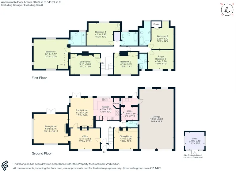 Floorplan 1 for Cheverells Green, Markyate, AL3