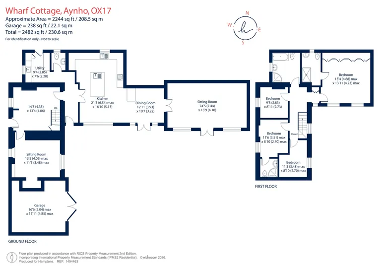 Floorplan 1 for Station Road, Aynho, OX17