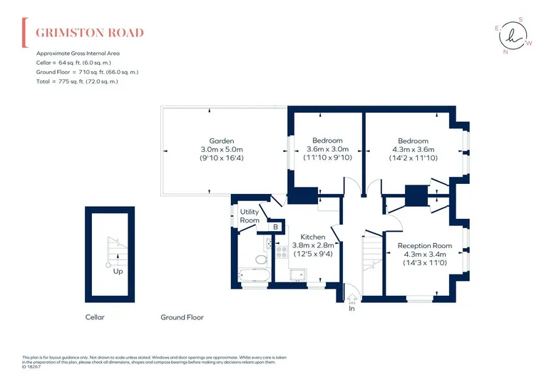 Floorplan 1 for Grimston Road, London, SW6