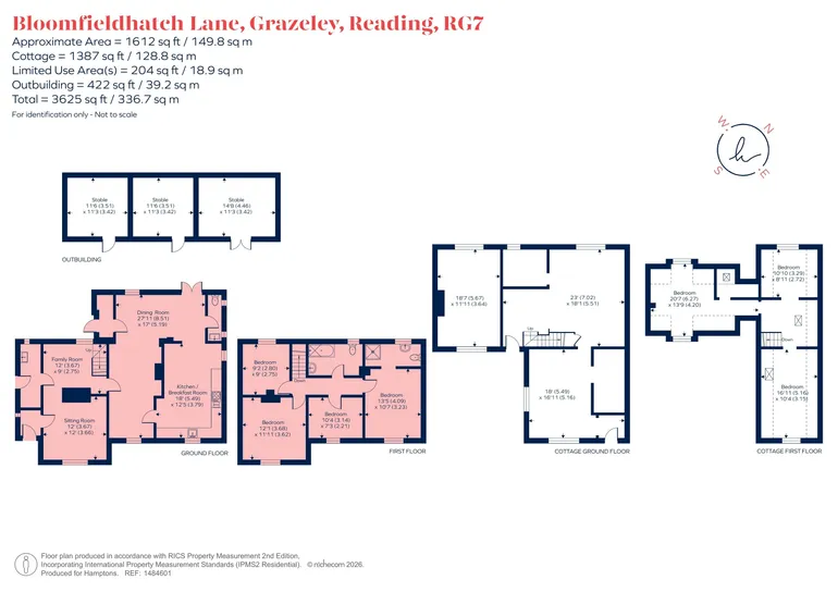Floorplan 1 for Bloomfieldhatch Lane, Grazeley, RG7
