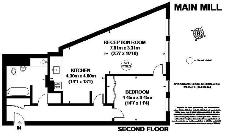 Floorplan 1 for Main Mill, Greenwich, SE10