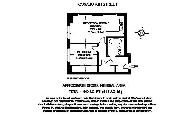 Floorplan 1 for 1 Osnaburgh Street Regents Park NW1