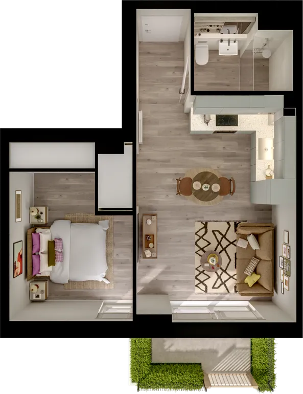 Floorplan 1 for Momento Staines 28 Mill Mead Spelthorne TW18 4UQ
