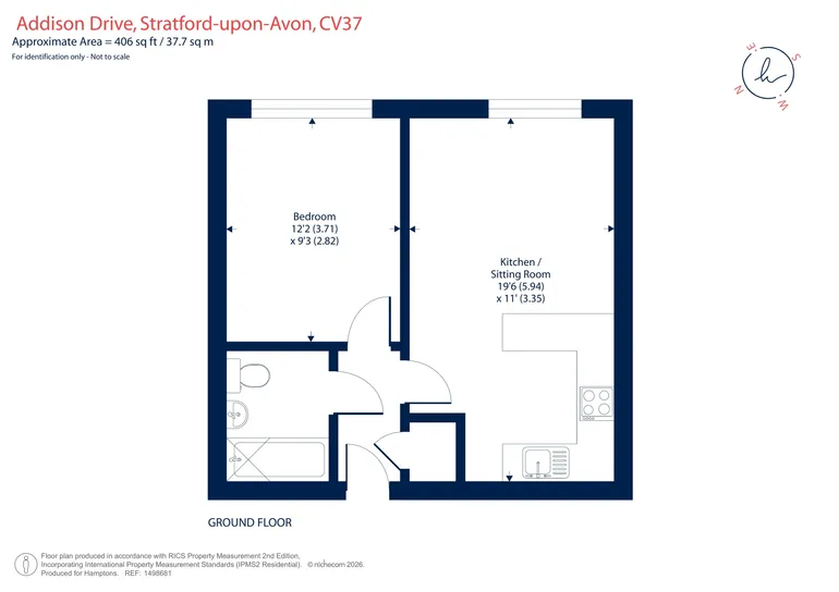 Floorplan 1 for Addison Drive Stratford Upon Avon CV37
