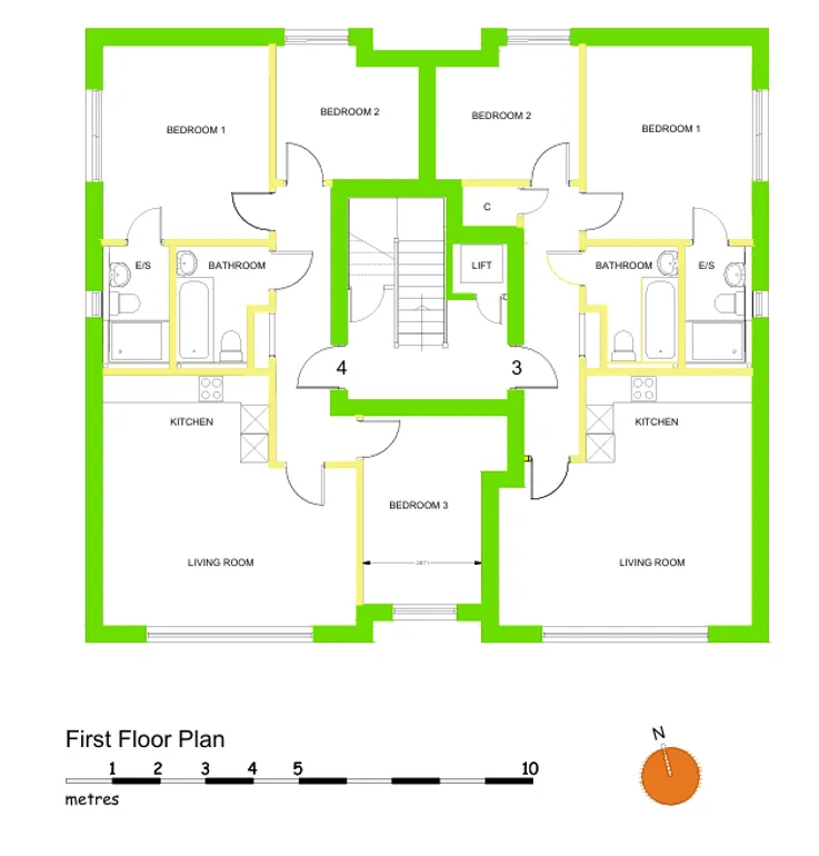 Floorplan 2 for The Droveway, Hove, BN3