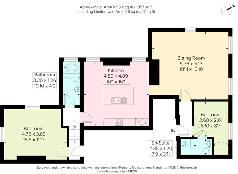 Floorplan 1 for Lypiatt Road Cheltenham GL50