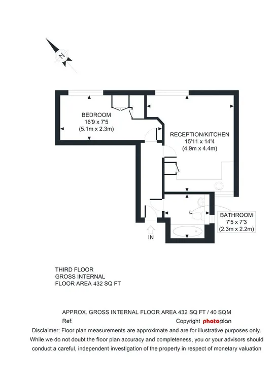 Floorplan 1 for Harrow Road London NW10