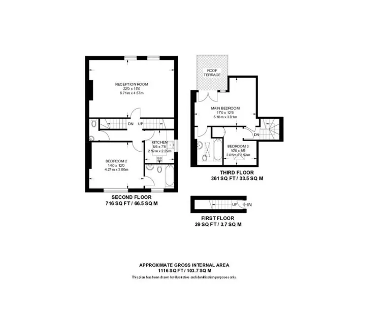 Floorplan 1 for King Henrys Road London NW3