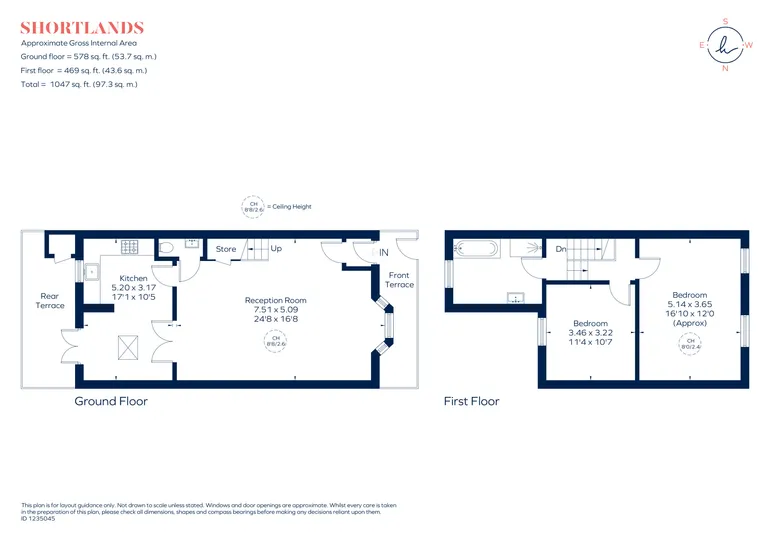 Floorplan 1 for Shortlands London W6