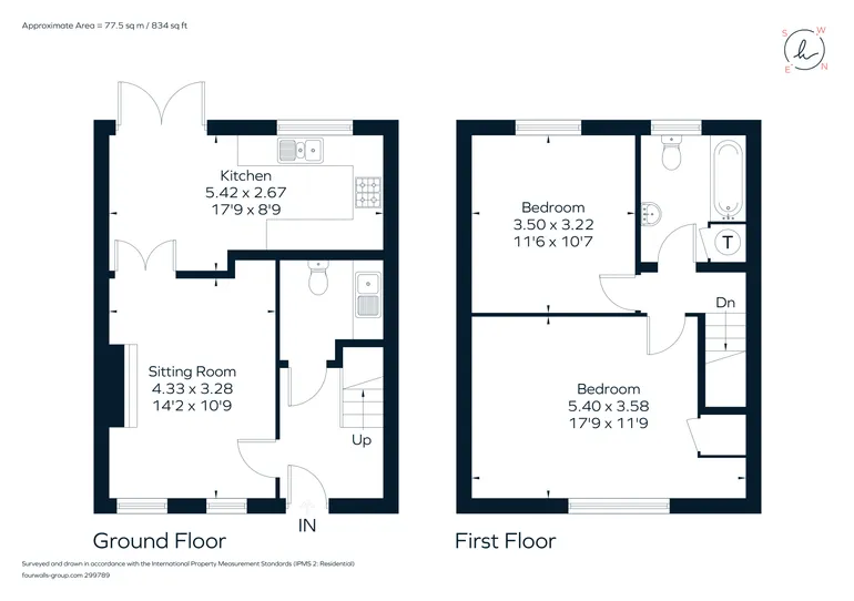 Floorplan 1 for Bisley Street Painswick GL6 6QQ