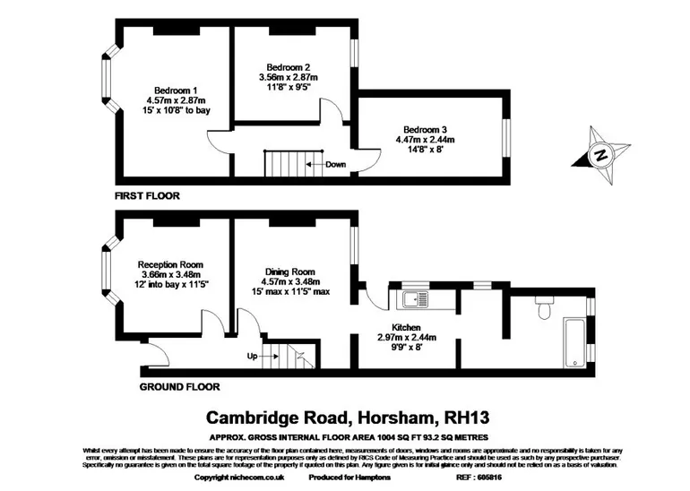 Floorplan 1 for Cambridge Road, Horsham, RH13