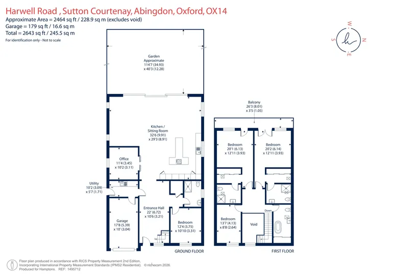 Floorplan 1 for Harwell Road, Abingdon, OX14