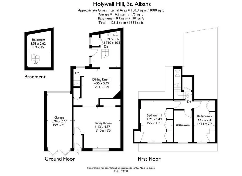 Floorplan 1 for Holywell Hill St. Albans AL1