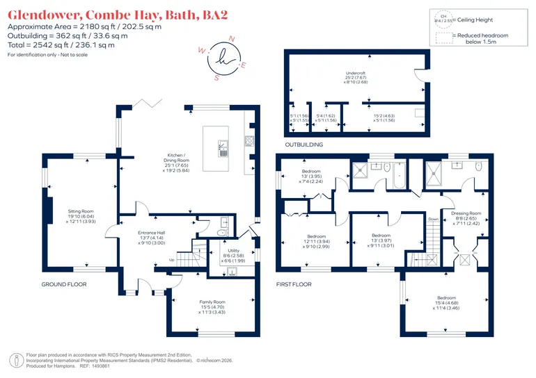 Floorplan 1 for Anchor Lane Combe Hay BA2