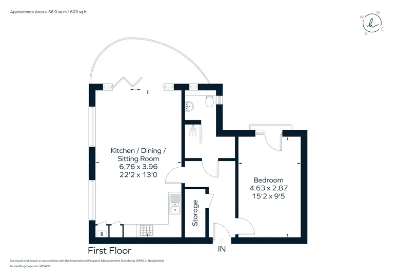 Floorplan 1 for Lansdown Road Cheltenham GL51