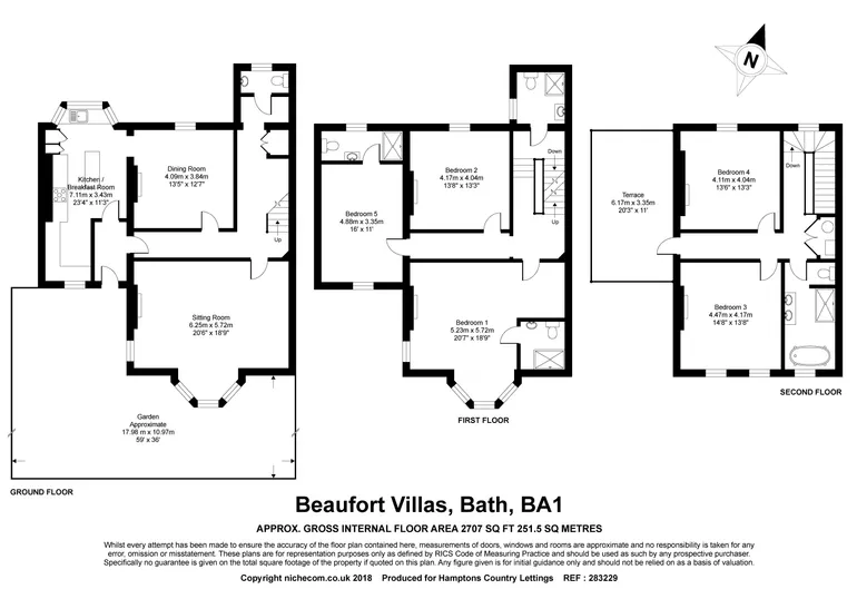 Floorplan 1 for Beaufort Villas Larkhall BA1