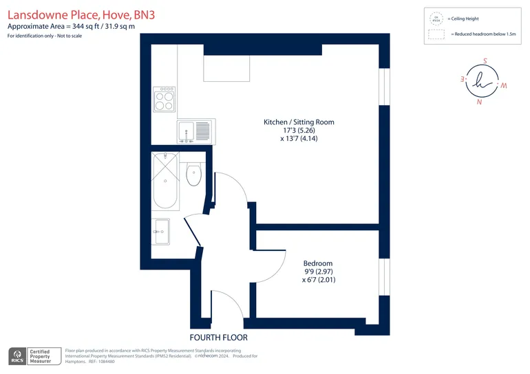 Floorplan 1 for Lansdowne Place Hove BN3