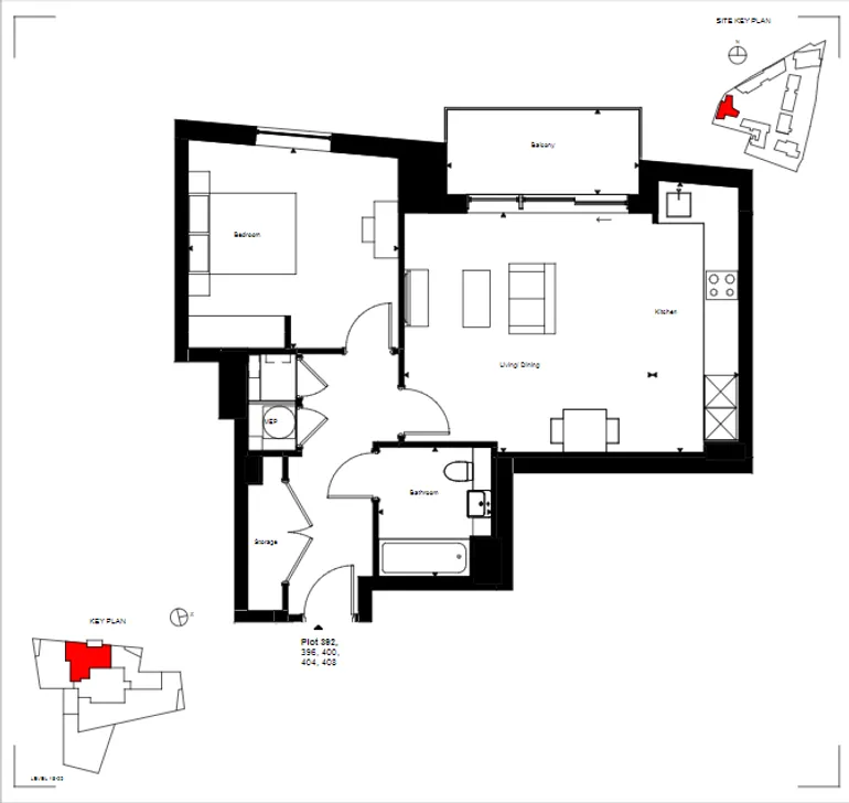 Floorplan 1 for Nine Elms Point, Haydn Tower, 50 Wandsworth Road London SW8