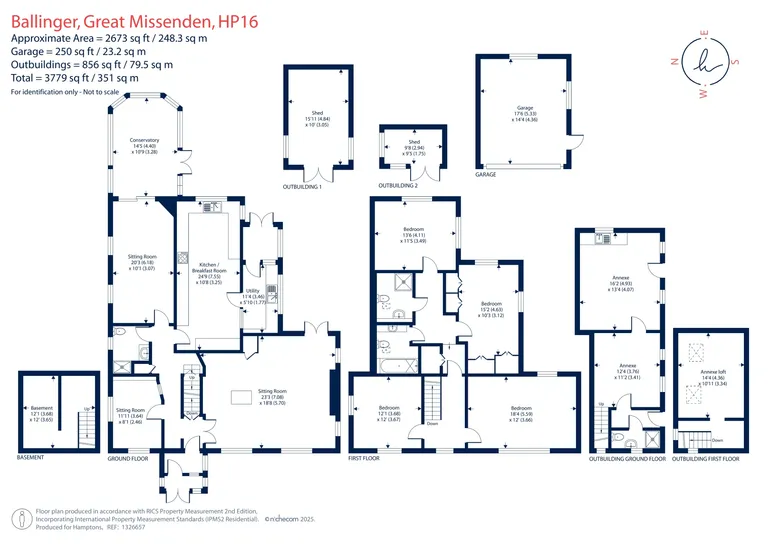 Floorplan 1 for Ballinger Road Great Missenden HP16