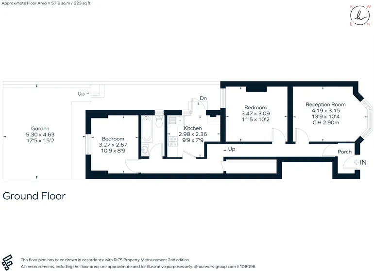 Floorplan 1 for Maybury Gardens London NW10