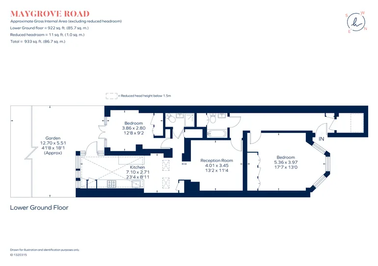 Floorplan 1 for Maygrove Road London NW6