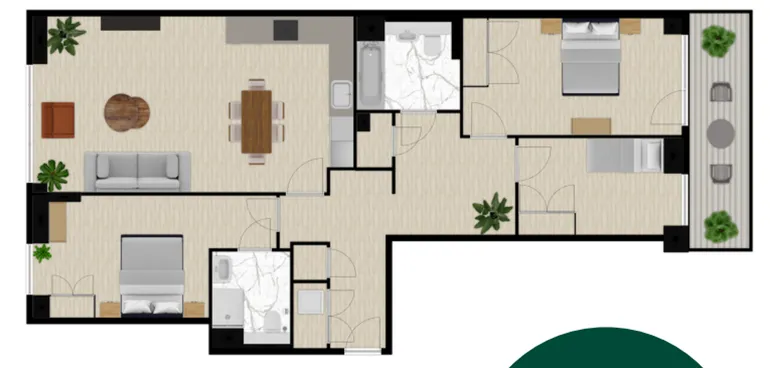 Floorplan 1 for Momento Elephant  Castle