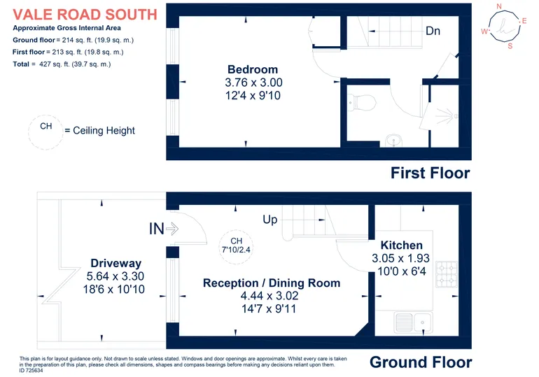 Floorplan 1 for Vale Road South, Surbiton, KT6