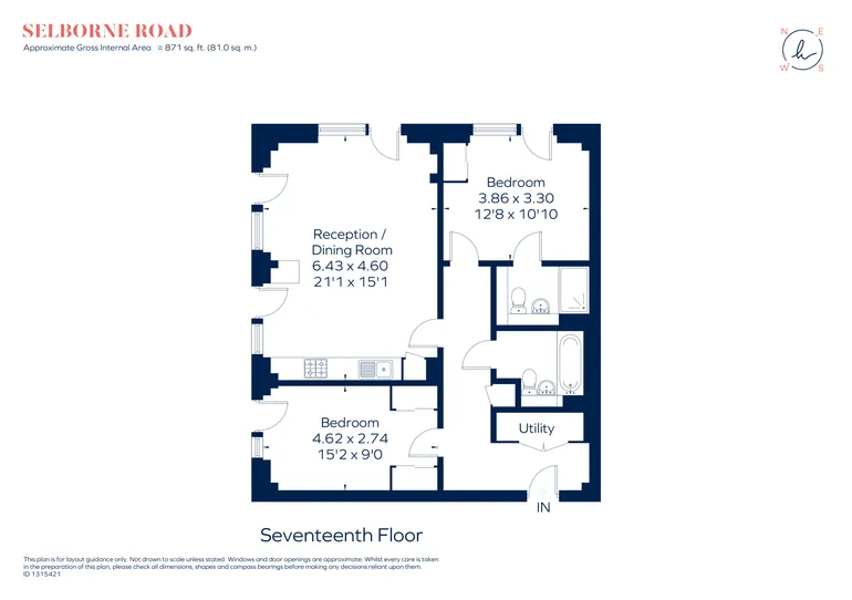 Floorplan 1 for The Eades, 11 Selborne Road London E17