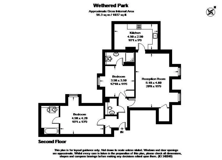 Floorplan 1 for Wethered Park Marlow SL7