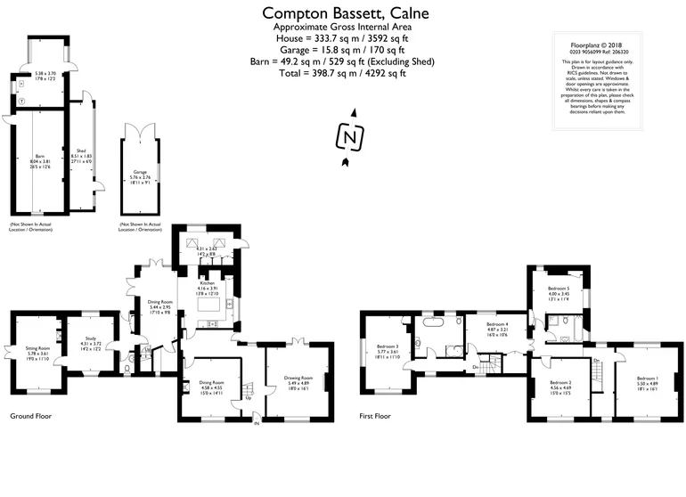 Floorplan 1 for Compton Bassett, Calne, SN11