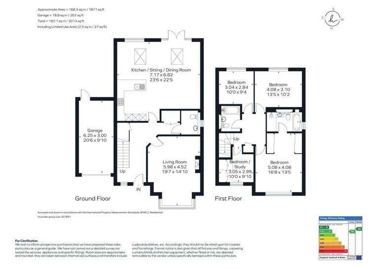 Floorplan 1 for Emerald Avenue, Fleet, GU51