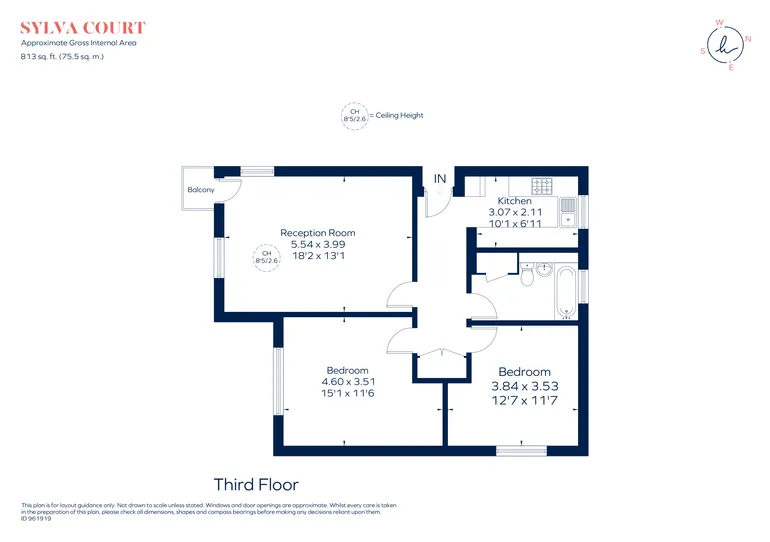 Floorplan 1 for Putney Hill, London, SW15