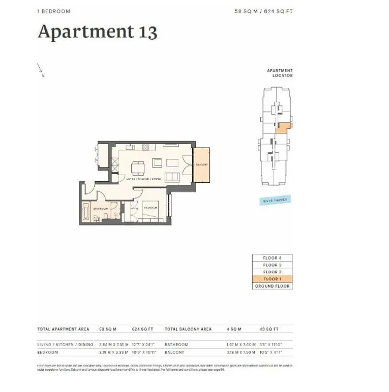 Floorplan 1 for Broom Road, Teddington, TW11
