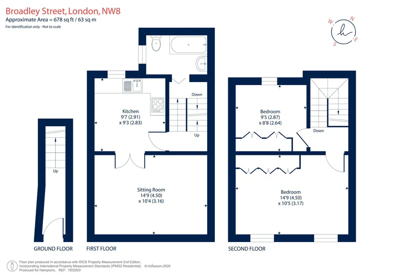 Floorplan 1 for Broadley Street London NW8