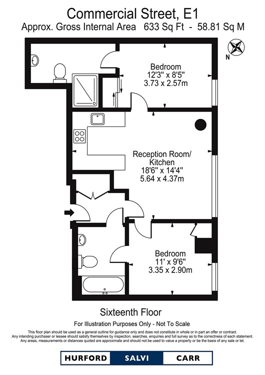 Whitechapel High Street, Aldgate East, London, E1 floorplan